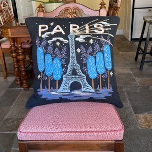 Rifle Paper Co. pillow, down/feather insert